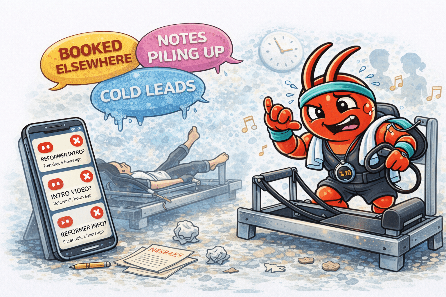 AI agents for Darwin Pilates studios - Intro Enquiries Go Cold While You're Teaching