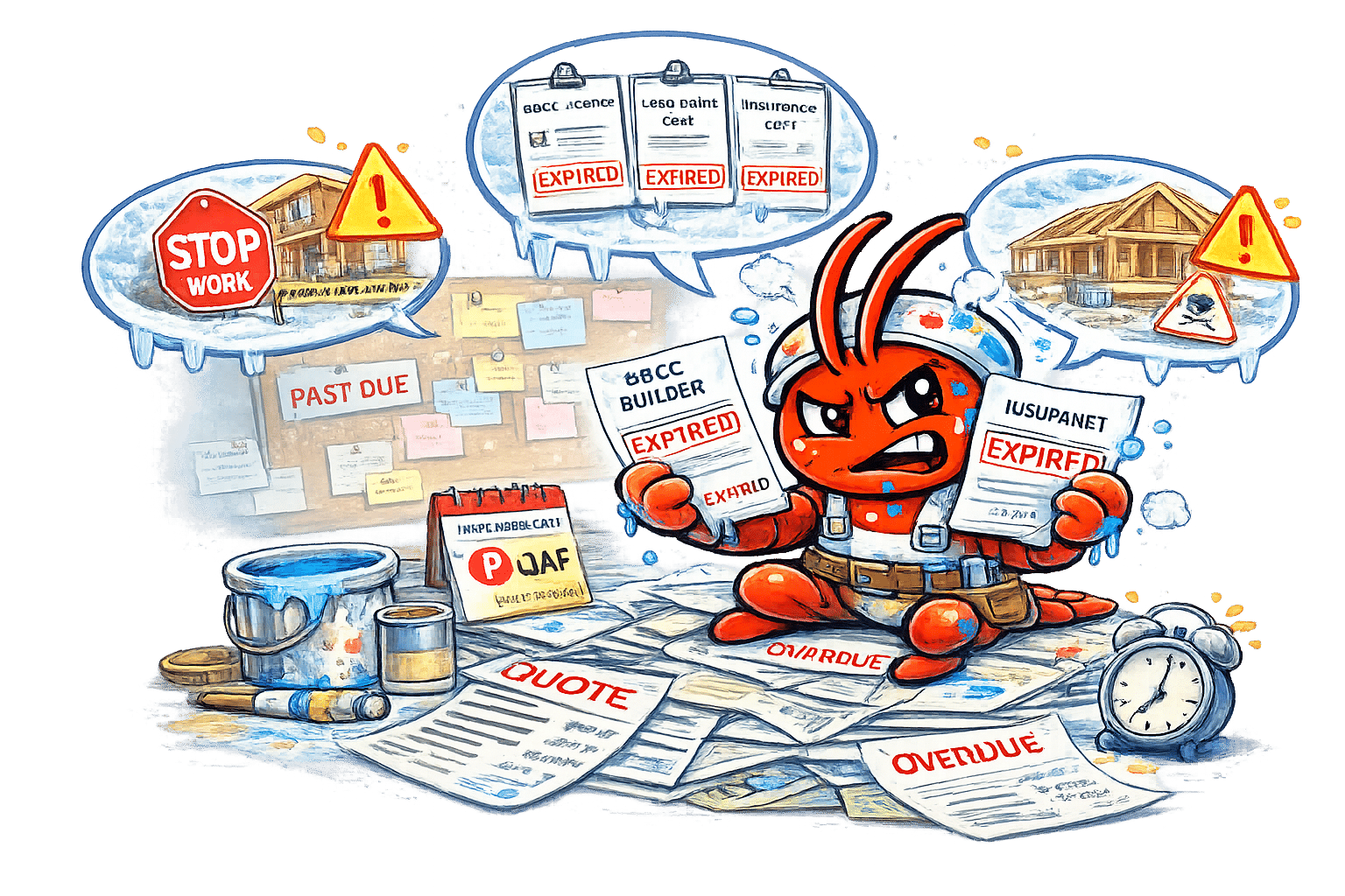 AI agents for Darwin painters - Licence and Insurance Renewals Slip