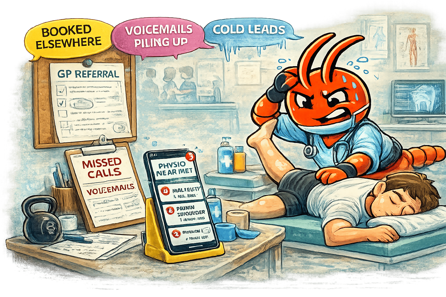 AI agents for Darwin physiotherapists - New Patient Enquiries Go Cold While You're Treating Patients