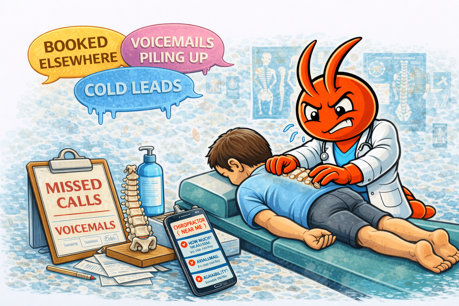 AI agents for Darwin chiropractors - New Patient Enquiries Go Cold While You&rsquo;re With Patients