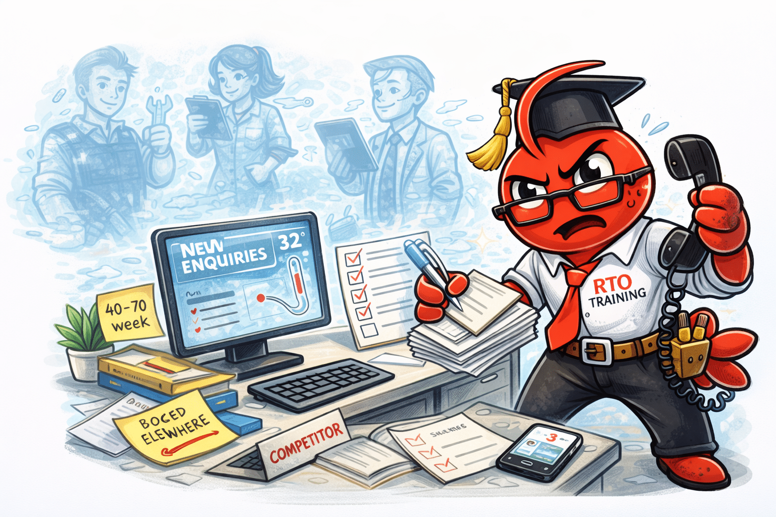 AI Workers for Darwin businesses - Student Enquiries Go Cold