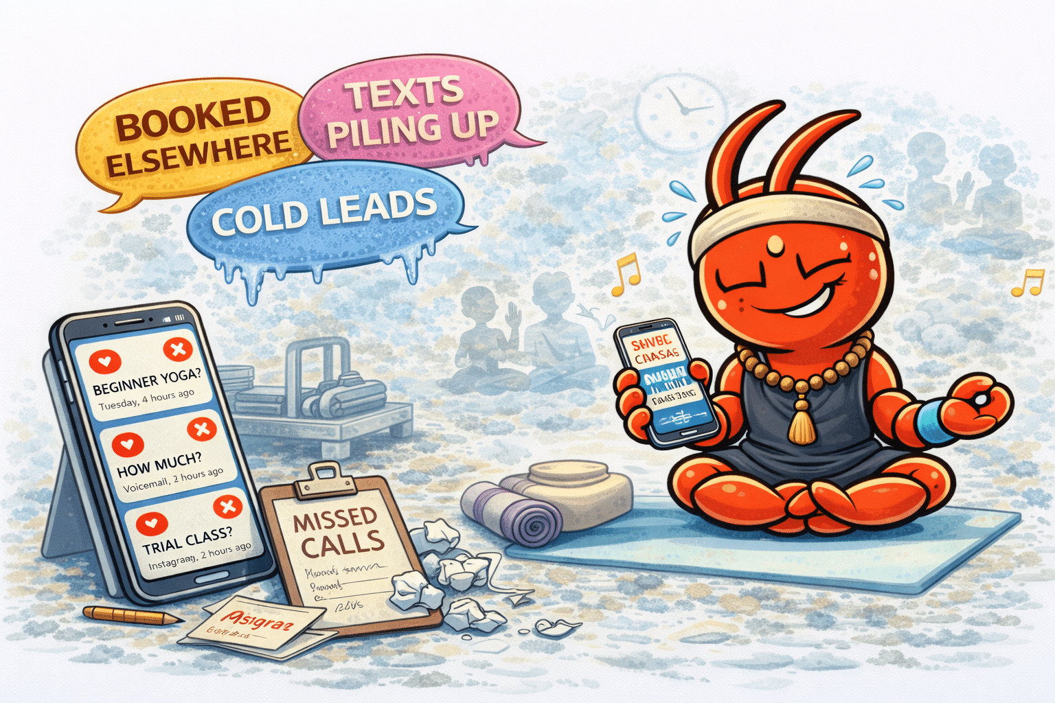 AI agents for Darwin yoga studios - Trial Enquiries Go Cold While You're Teaching