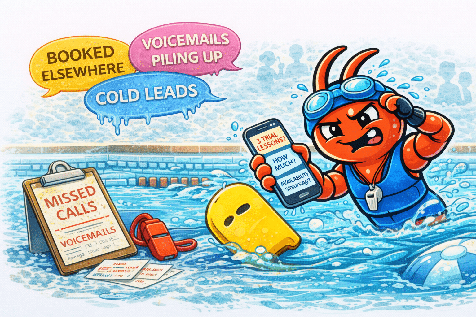 AI agents for Darwin swimming schools - Trial Lesson Enquiries Go Cold While You're in the Pool