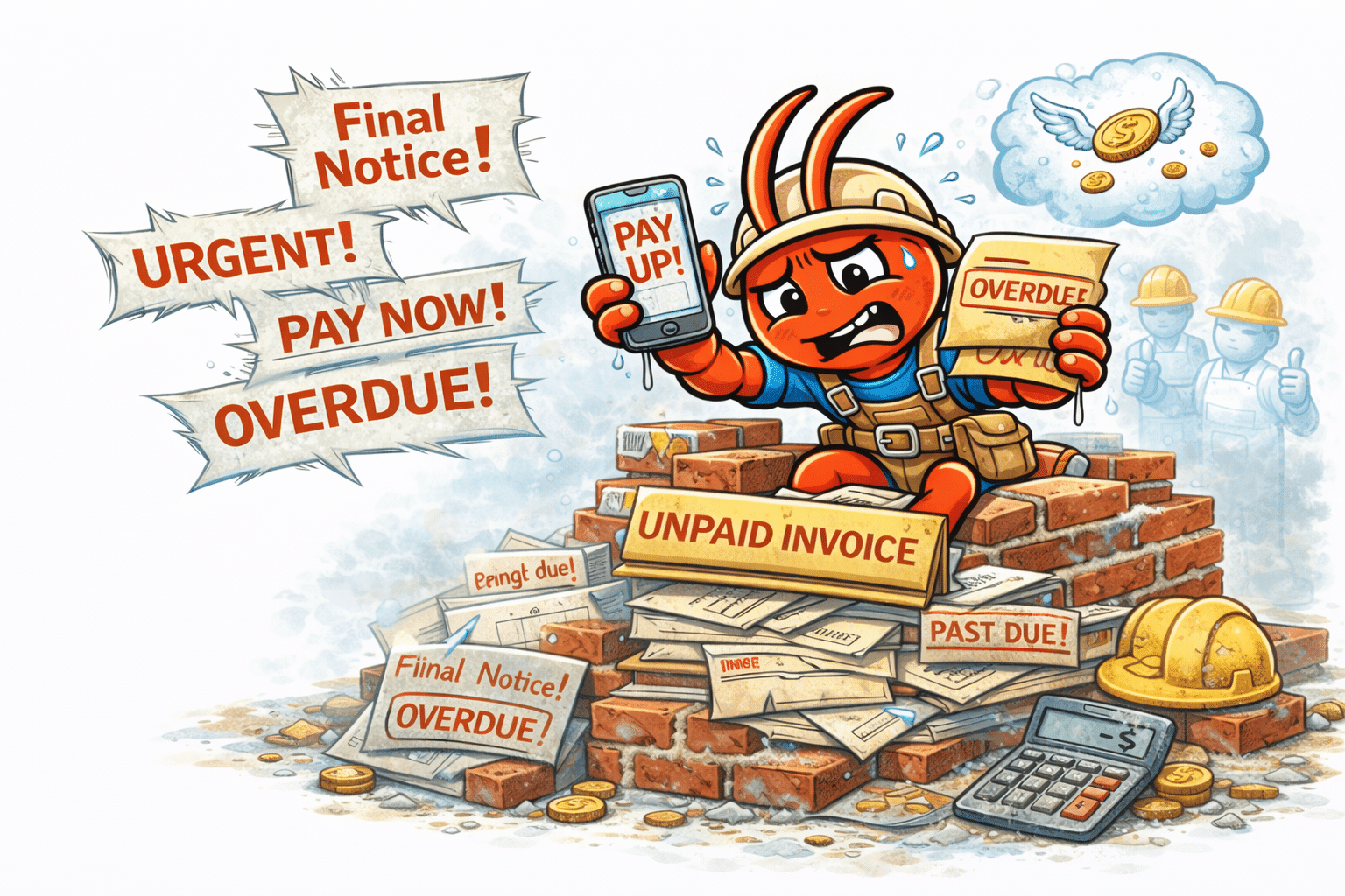 AI agents for Darwin bricklayers - Unpaid Invoices Stack Up