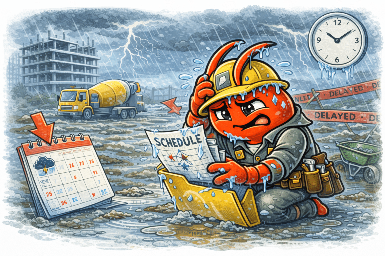 AI agents for Darwin concreters - Weather Delays Kill Your Schedule